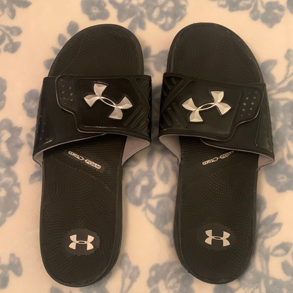 Under Armour sandals!